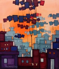 Salman Farooqi, 30 x 36 Inch, Acrylic on Canvas, Landscape Painting, AC-SF-692